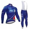 Combinaison Cycliste M/L + Collant à Bretelles 2018 FDJ N002